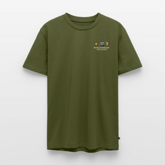 Definition von Glück - Herren Camping T-Shirt - Wohnwagen - Khaki