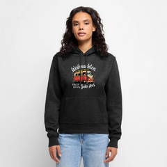 Kein Weihnachten - Damen Camping Hoodie - Anthrazit meliert
