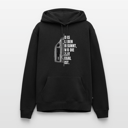 Camping ist Zeitlos - Herren Camping Hoodie - Vanlife - Schwarz