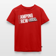 Wohnwagen Camping Crew - Kinder Camping T-Shirt - Rot
