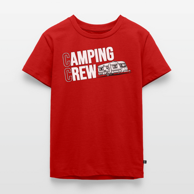 Wohnwagen Camping Crew - Kinder Camping T-Shirt - Rot