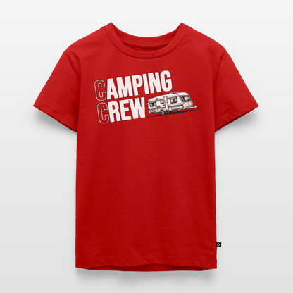 Wohnwagen Camping Crew - Kinder Camping T-Shirt - Rot