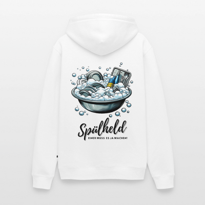 Camping Spülheld - Herren Camping Hoodie - Weiß