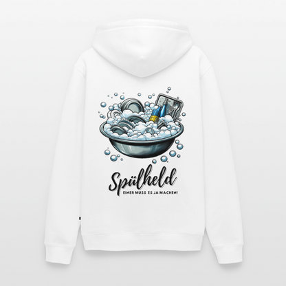 Camping Spülheld - Herren Camping Hoodie - Weiß