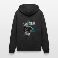 Vanlife Camping DNA - Herren Camping Hoodie - Anthrazit meliert