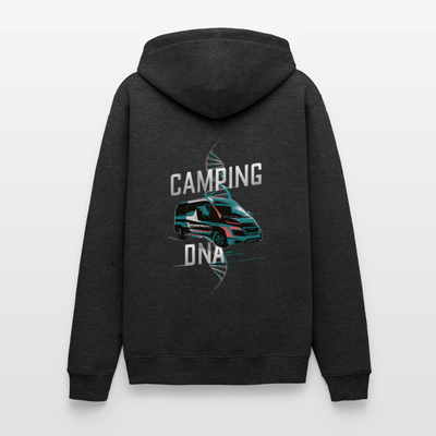 Vanlife Camping DNA - Herren Camping Hoodie - Anthrazit meliert