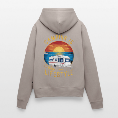 SPOD - Camping my Lifestyle - Damen Camping Hoodie - Taupe