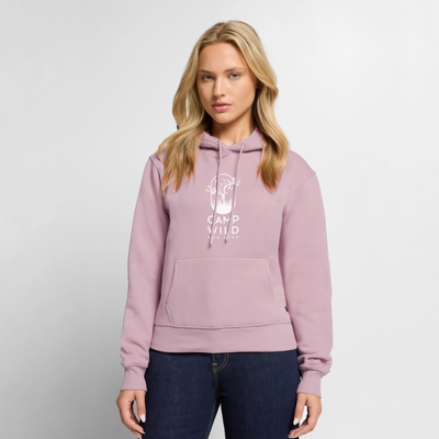 SS - Damen Hoodie - Wild and Free - Altrosa