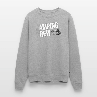 Wohnmobil Camping Crew - Herren Camping Sweatshirt - Grau meliert