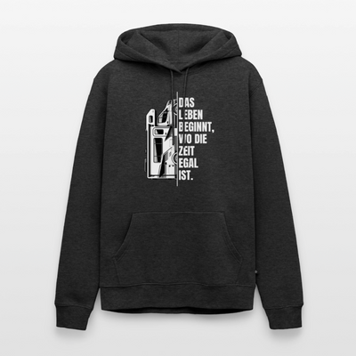 Camping ist Zeitlos - Herren Camping Hoodie - Wohnmobil - Anthrazit meliert