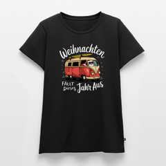 Kein Weihnachten - Damen Camping T-Shirt - Schwarz