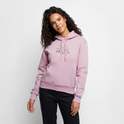 SPOD - Naturliebe - Damen Camping Hoodie - Altrosa