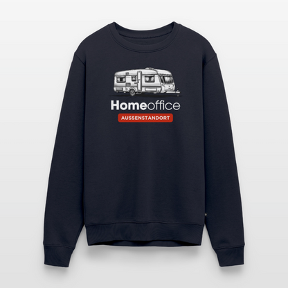 Wohnwagen Homeoffice - Herren Camping Sweatshirt - Navy