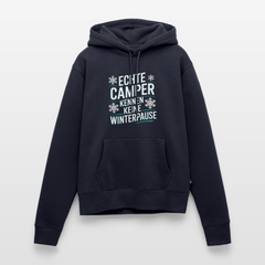 Camper ohne Winterpause - Damen Camping Hoodie - Navy