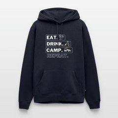 Eat Drink Camp - Herren Camping Hoodie - Bulli - Navy