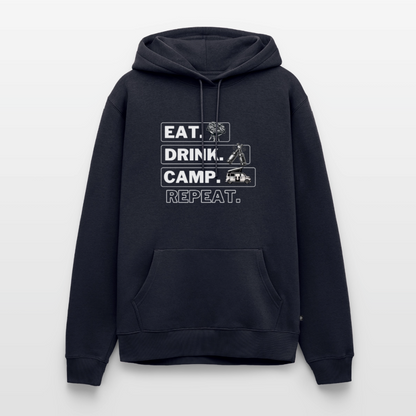 Eat Drink Camp - Herren Camping Hoodie - Bulli - Navy