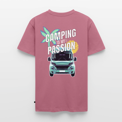 Camping Passion - Herren Camping T-Shirt - Mauve