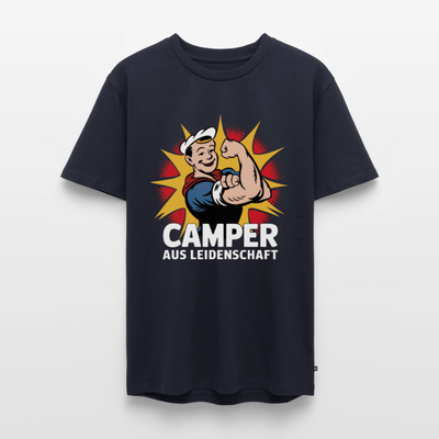 Camper aus Leidenschaft - Herren Camping T-Shirt - Navy