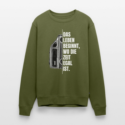 Camping ist Zeitlos - Herren Camping Sweatshirt - Vanlife - Khaki