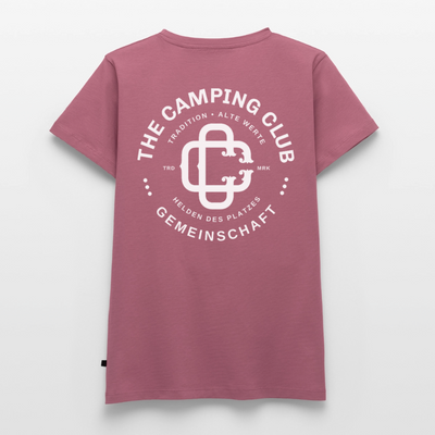 Camping Club - Damen Camping T-Shirt - Mauve