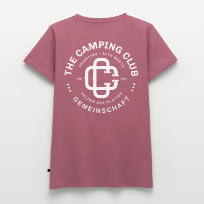 Camping Club - Damen Camping T-Shirt - Mauve