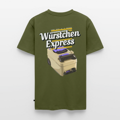 Würstchen Express - Herren Camping T-Shirt - Khaki
