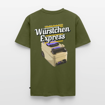 Würstchen Express - Herren Camping T-Shirt - Khaki