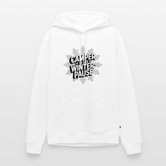 Camper in Winterpause - Herren Camping Hoodie - Weiß