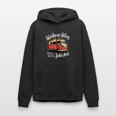 Kein Weihnachten - Herren Camping Hoodie - Anthrazit meliert
