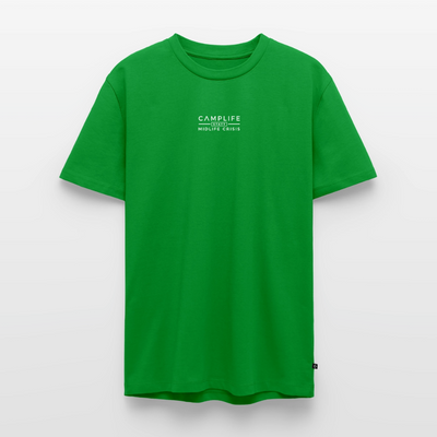 Camplife statt Midlife Crisis - Herren Camping T-Shirt - Grün