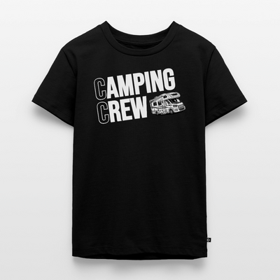 Wohnmobil Camping Crew - Kinder Camping T-Shirt - Schwarz