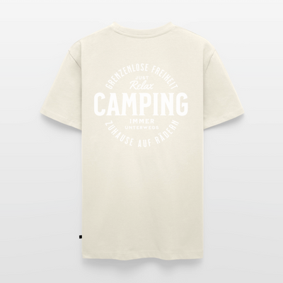 Grenzenlose Freiheit - Herren Camping T-Shirt - Naturweiß