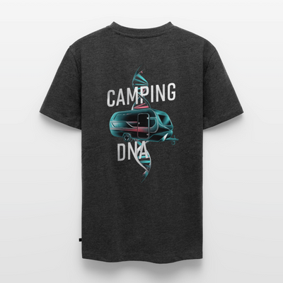Wohnwagen Camping DNA - Herren Camping T-Shirt - Anthrazit meliert