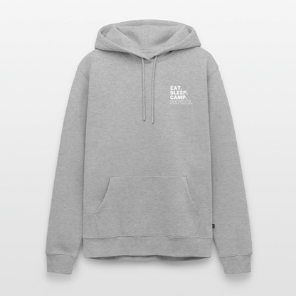 Eat Drink Camp - Herren Camping Hoodie - Grau meliert
