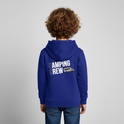 Vanlife Camping Crew - Kinder Camping Hoodie - Royalblau