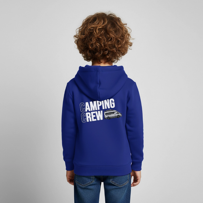 Vanlife Camping Crew - Kinder Camping Hoodie - Royalblau