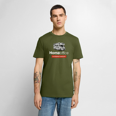 Wohnmobil Homeoffice - Herren Camping T-Shirt - Khaki