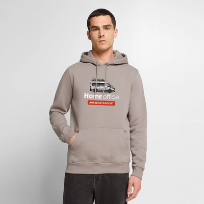 Vanlife Homeoffice - Herren Camping Hoodie - Taupe