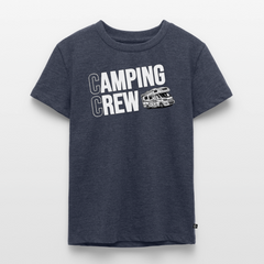 Wohnmobil Camping Crew - Kinder Camping T-Shirt - Jeansblau 