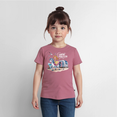 Camping Prinzessin - Kinder Camping T-Shirt - Mauve
