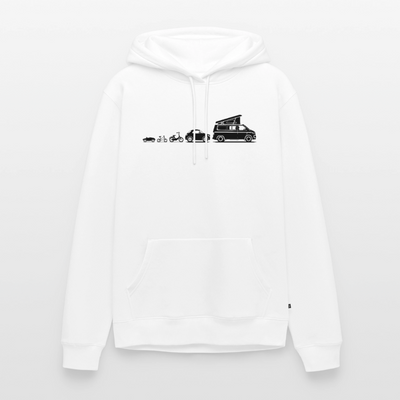 Evolution Bulli - Herren Camping Hoodie - Weiß