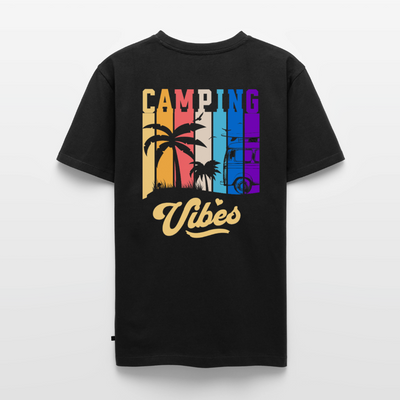 Camping Vibes - HerrenCamping T-Shirt - Schwarz
