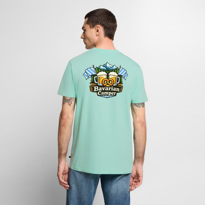Bavarian Camper - Herren Camping T-Shirt - Mint 