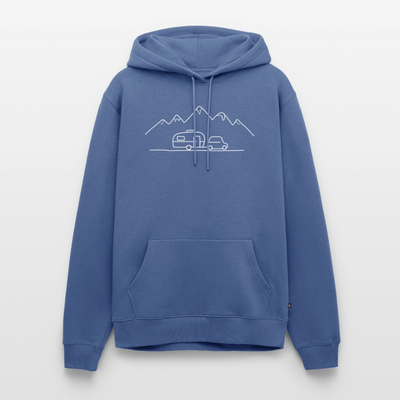 Keep it simple - Herren Camping Hoodie - Taubenblau