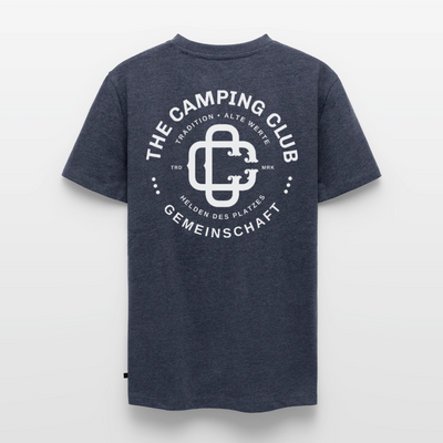 Camping Club - Herren Camping T-Shirt - Jeansblau 