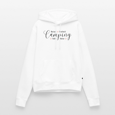 SPOD - Camping Werte - Damen Camping Hoodie - Weiß