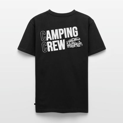 Wohnmobil Camping Crew - Herren Camping T-Shirt - Rückendruck - Schwarz