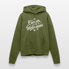 Camper im Winter - Damen Camping Hoodie - Khaki