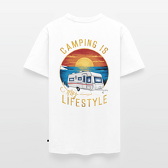 Camping my Lifestyle - Herren Camping T-Shirt - Weiß