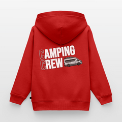 Vanlife Camping Crew - Kinder Camping Hoodie - Rot